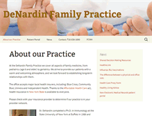 Tablet Screenshot of denardinfamilypractice.com